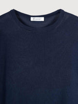 T-Shirt Virginia Woman Viscose Blue Mora | Rifo