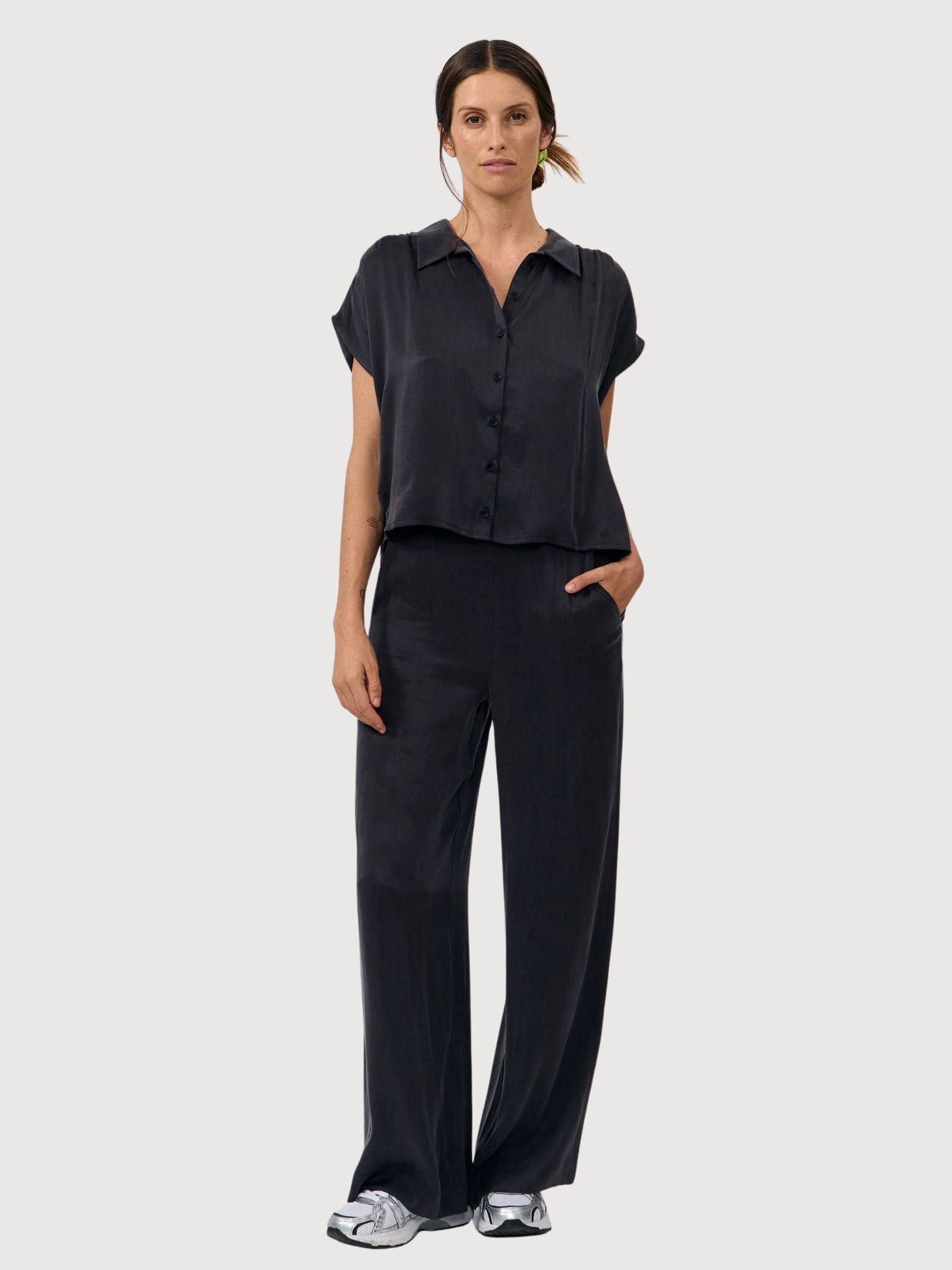 Camicia Sur Grigio Scuro Donna | Suit13lab