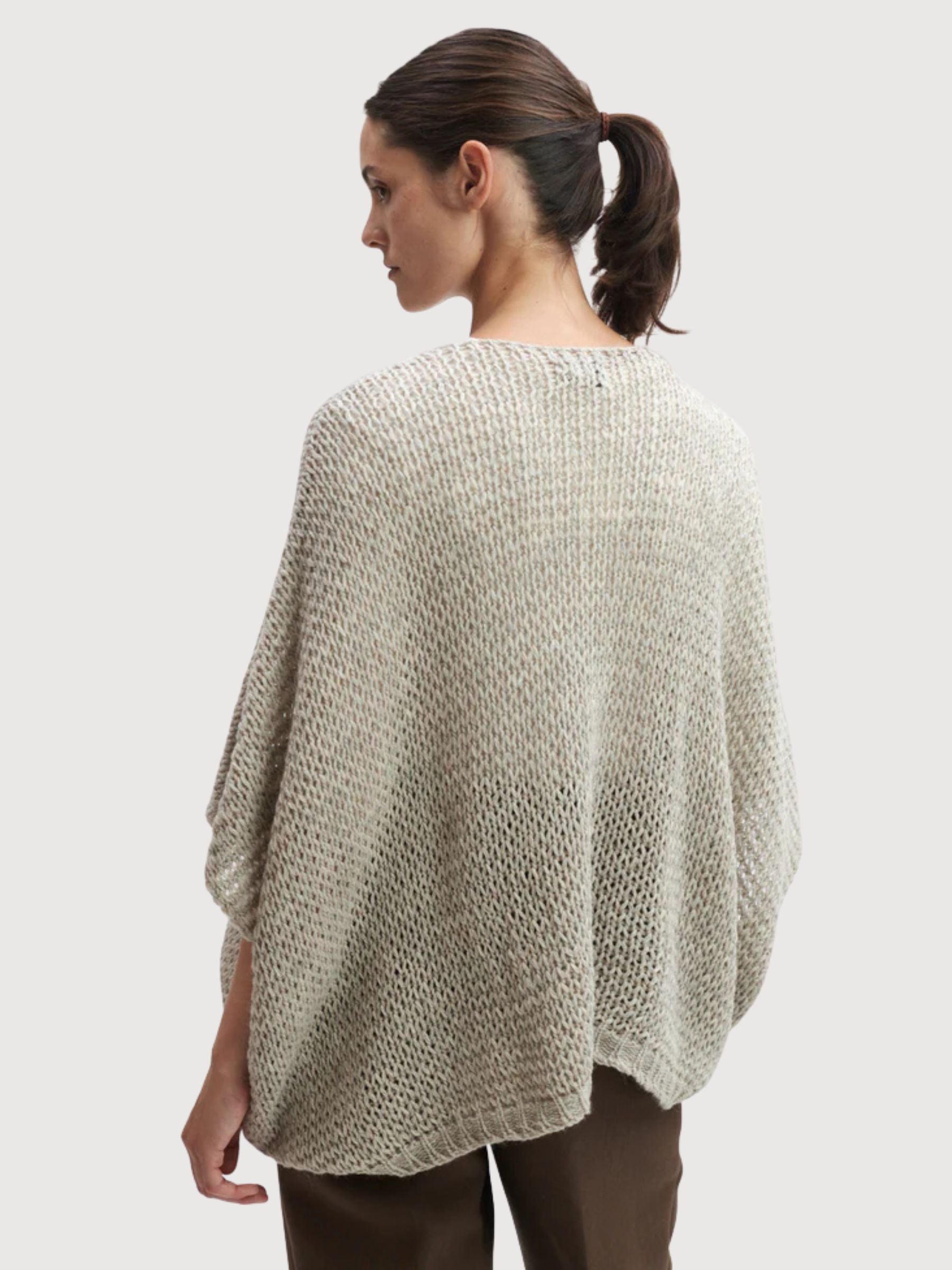 Pullover Irmgard Woman Natur Virgin Wool | Stapf