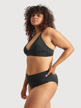 Slite Bikini Pants Schwarz | Dedicated