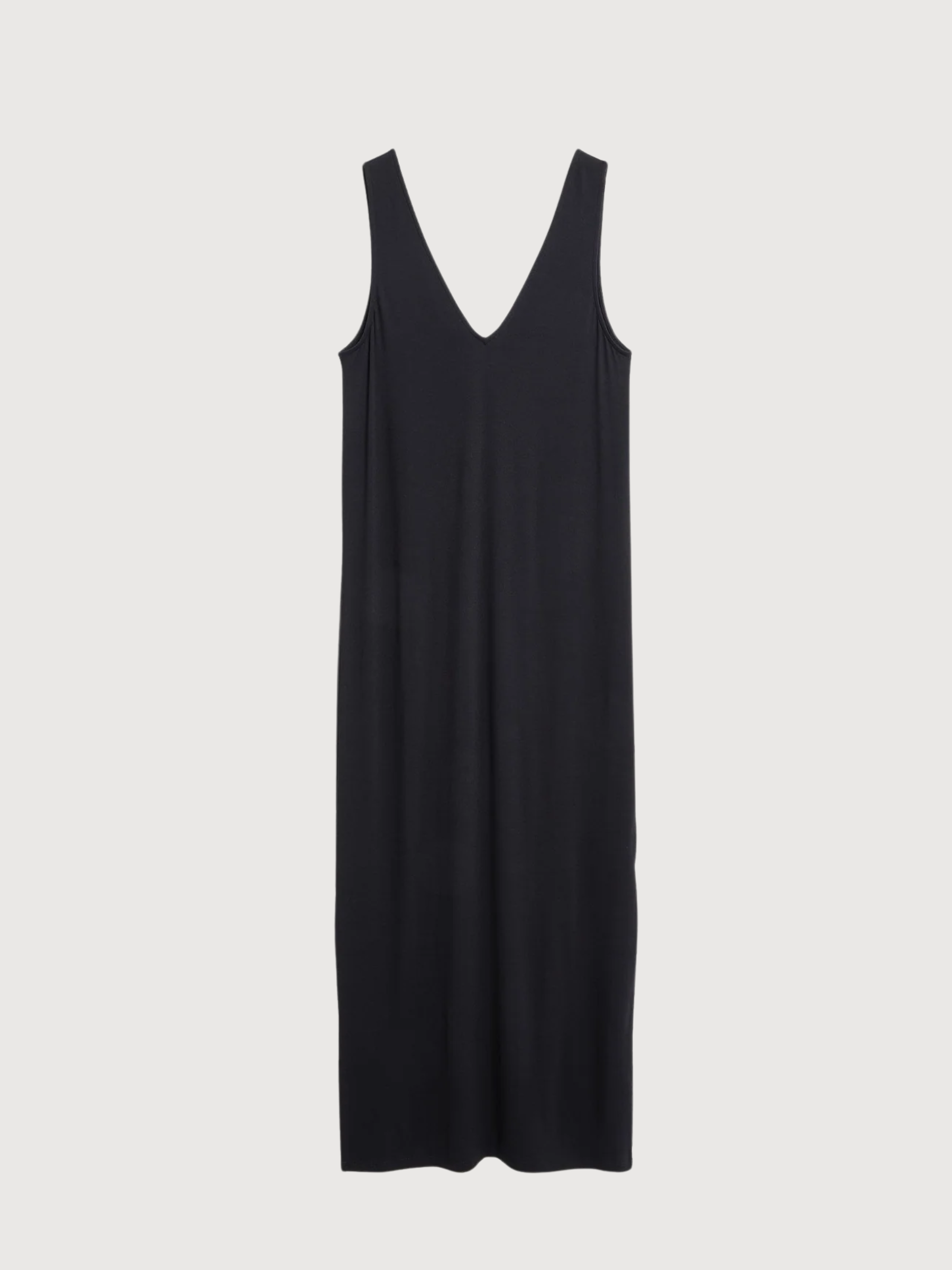 Abito Midi Senza Maniche Jersey Nero | Armedangels