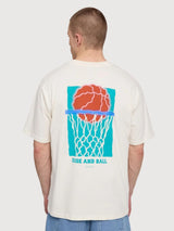 T-Shirt Heavy BackPrint Basketbal | Mazine