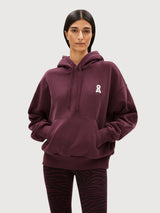 Hoodie Francisaraa Dark Purple Woman | Armedangels