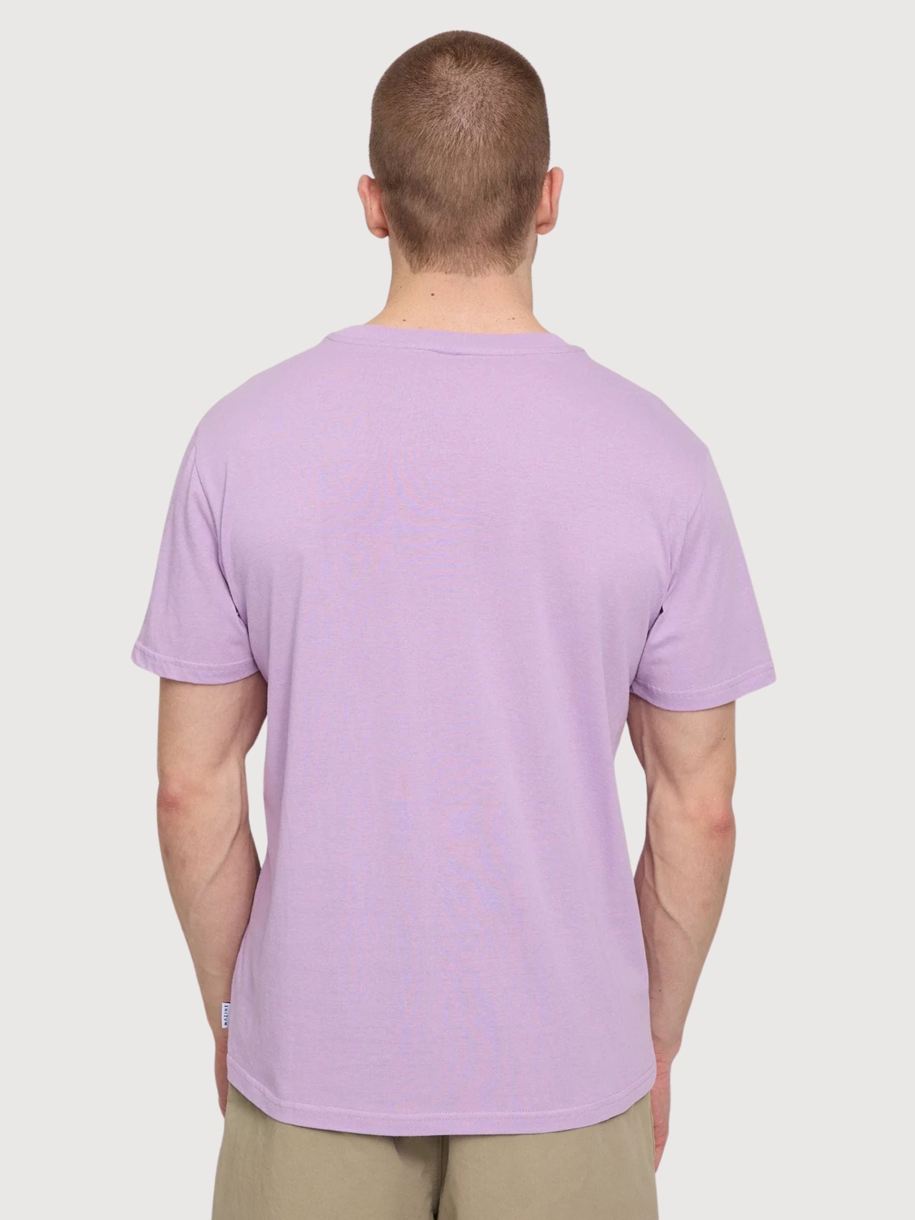 T-Shirt Basic Uomo Cotone Gots Orchidea | Mazine
