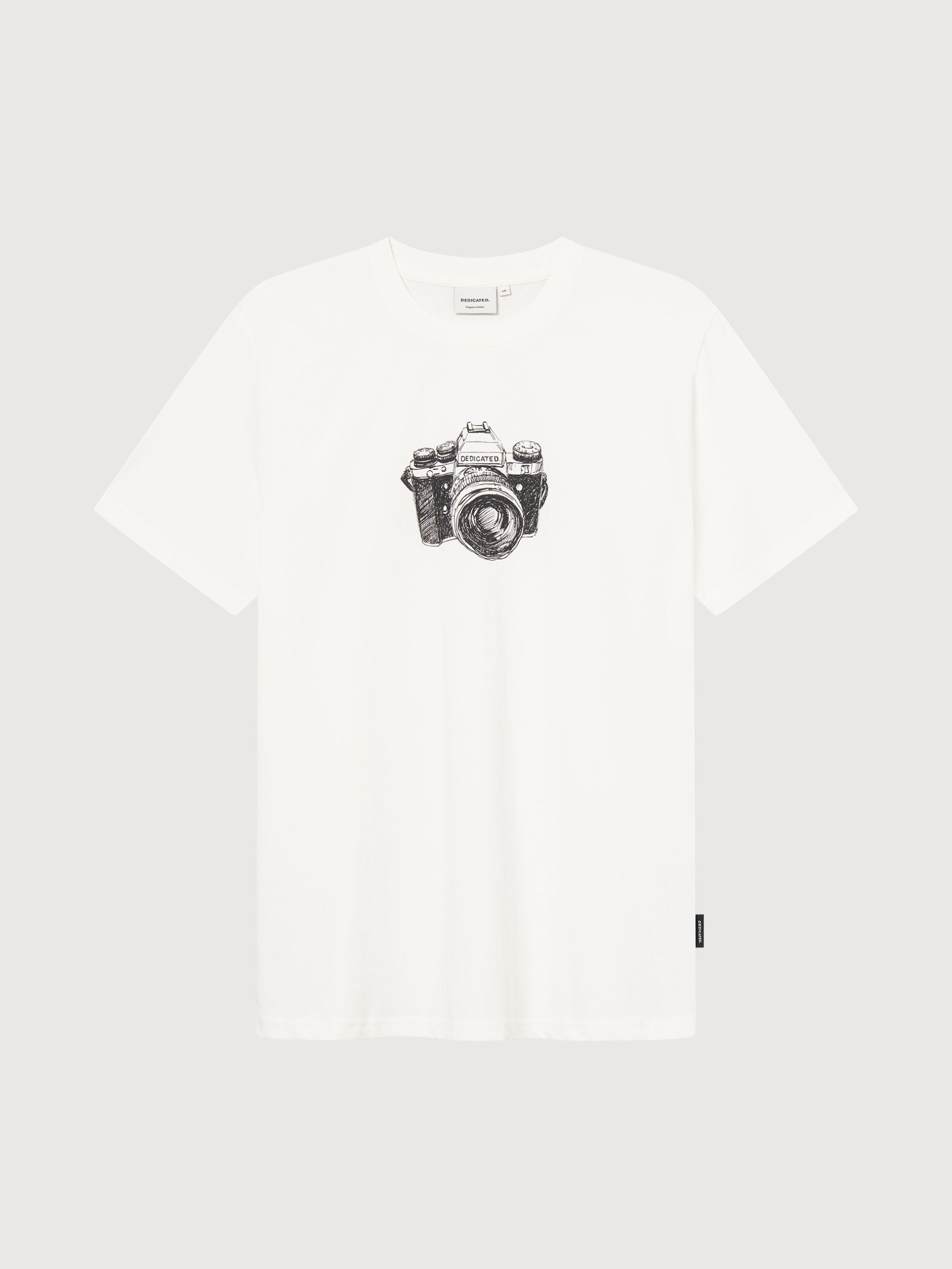 T-shirt Stockholm Analog Camera White | Dedicated