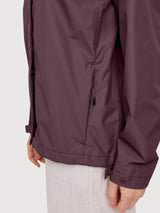 Kurze Ripstop-Jacke für Damen, Beerenbraun | Mazine