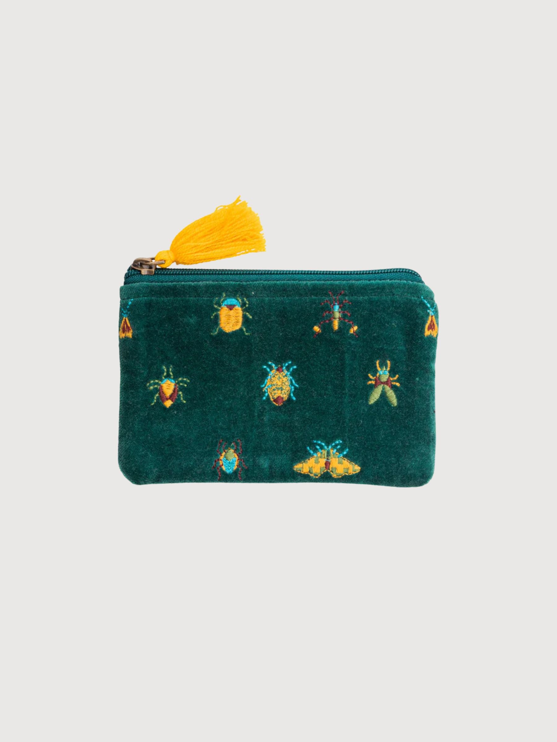 Velvet Bag VIBRANT BEETLES | Tranquillo
