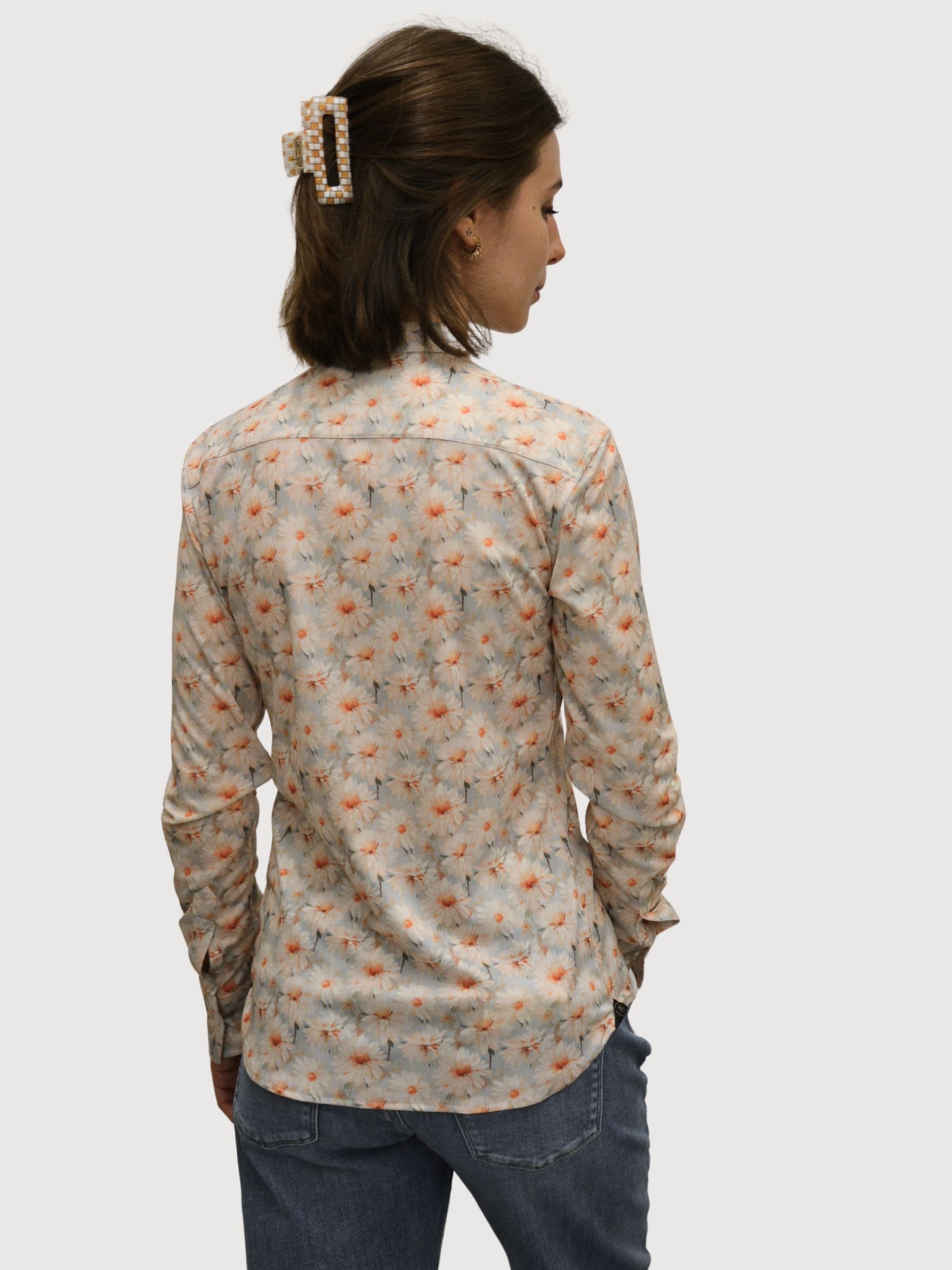 Hemd mit Stehkragen F0881 Damen | Re-do-it