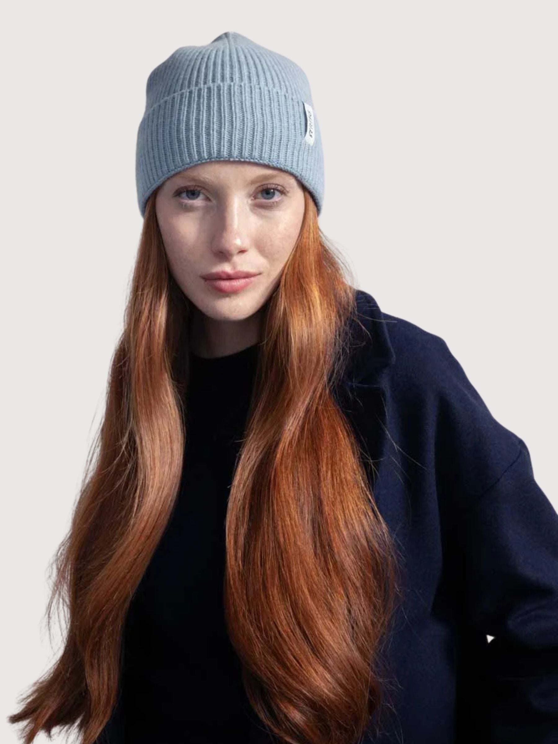 Marcello Dusty Blue Unisex Beanie | Rifo nt