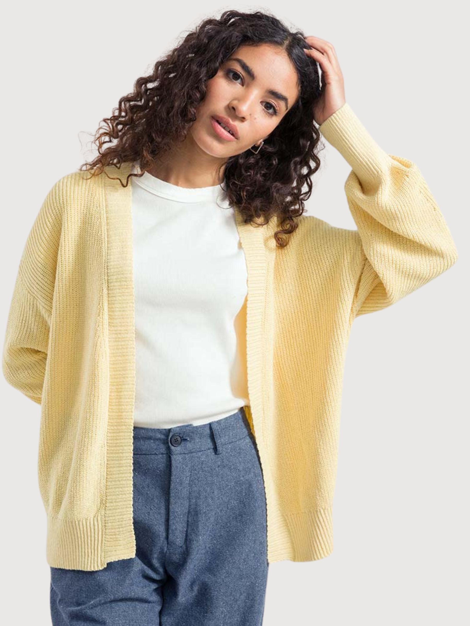 CARDIGAN WOMAN IRMA REGENERATED COTTON | RIFO