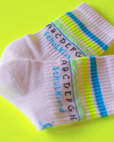 Calze ABC Neon Lemon Bambini | Ooley