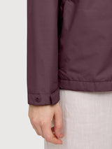 Kurze Ripstop-Jacke für Damen, Beerenbraun | Mazine