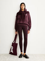 Hoodie Francisaraa Dark Purple Woman | Armedangels