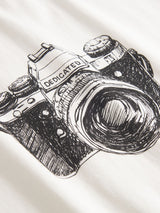 T-shirt Stockholm Analog Camera White | Dedicated