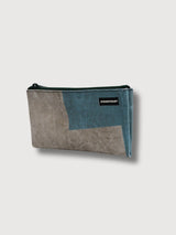 Beutel F06 Serena Gray & Hell Blue in gebrauchten LKW -Planen | Freitag