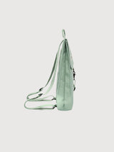 Praktischer Mini neuer Salbei Rucksack in recyceltem Polyester