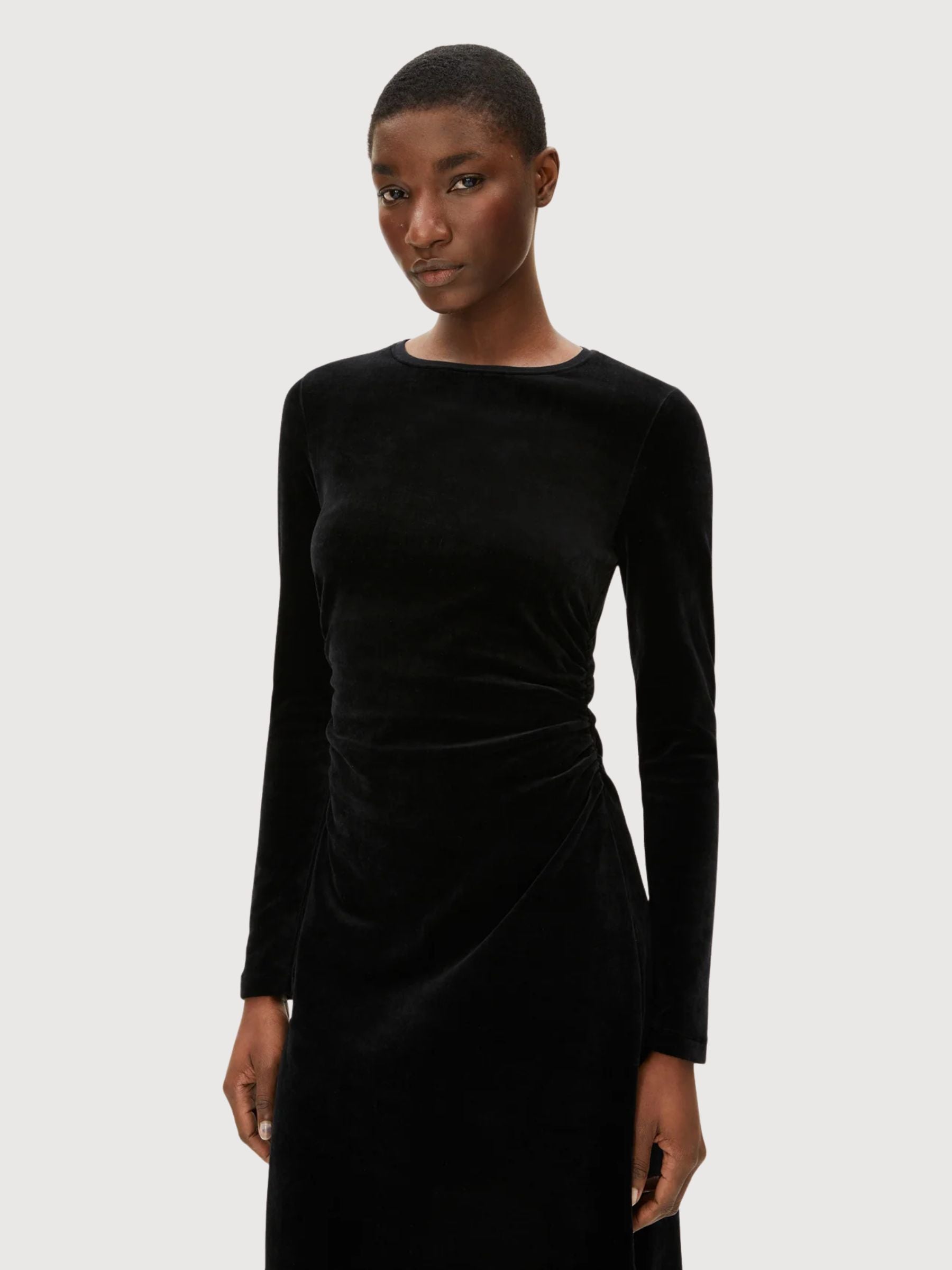 Abito Addaja Velvet Nero | Armedangels