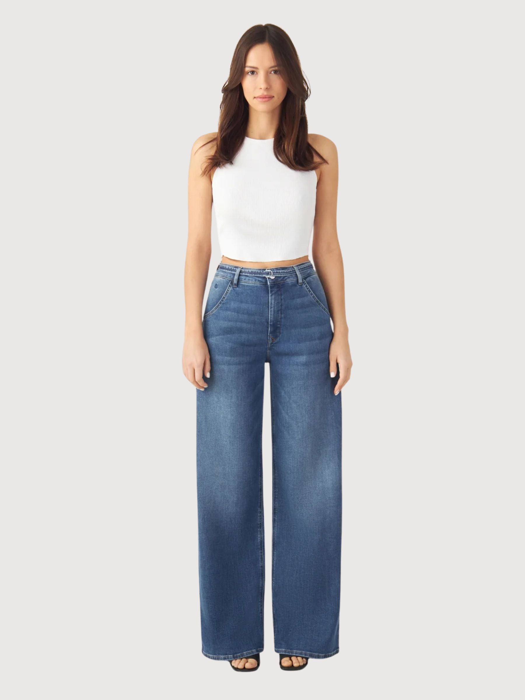 Jeans Blink Wide Blue Woman | Dawn