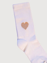 Icons Love Socks Glitter Love Gold | Ooley