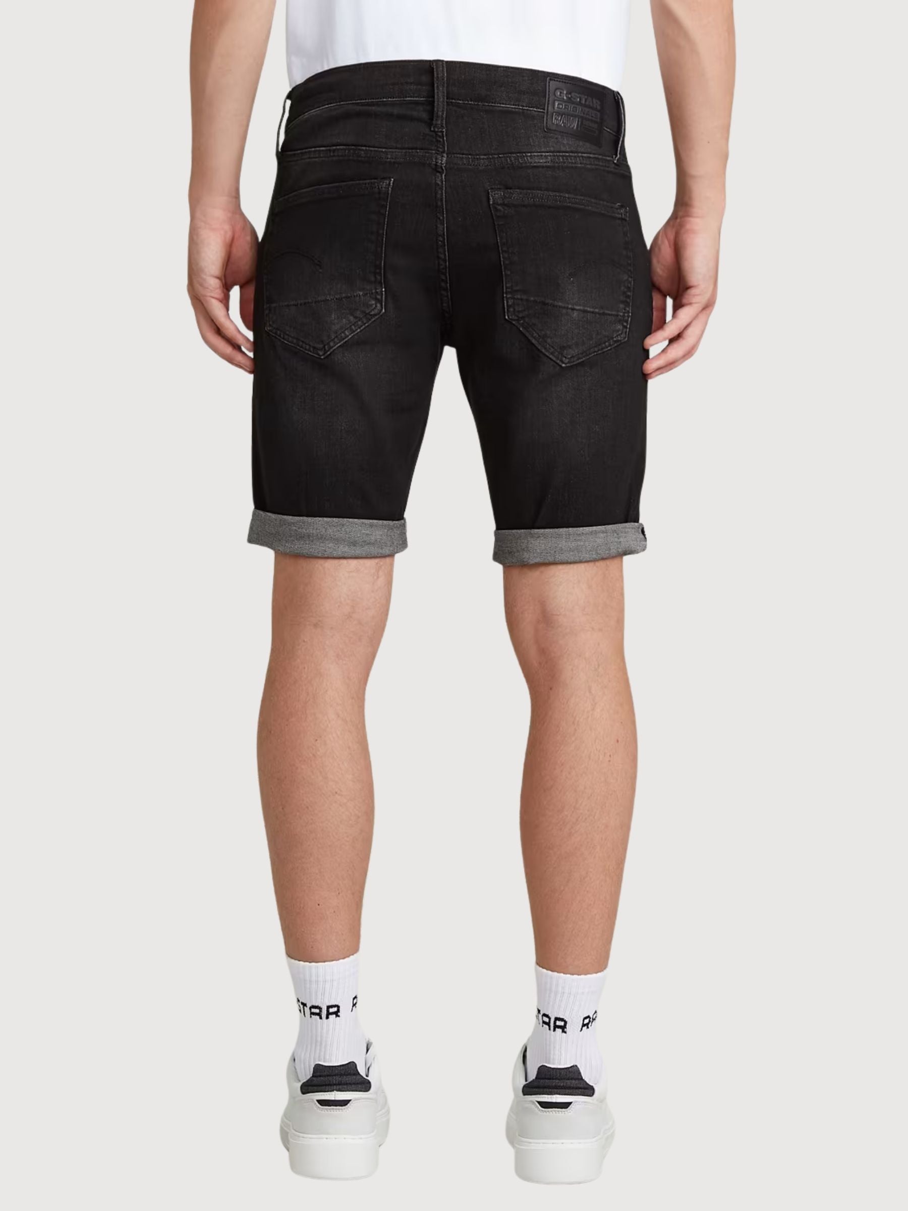 Pantaloncini in jeans slim, taglia media, grigio, uomo | G-Star