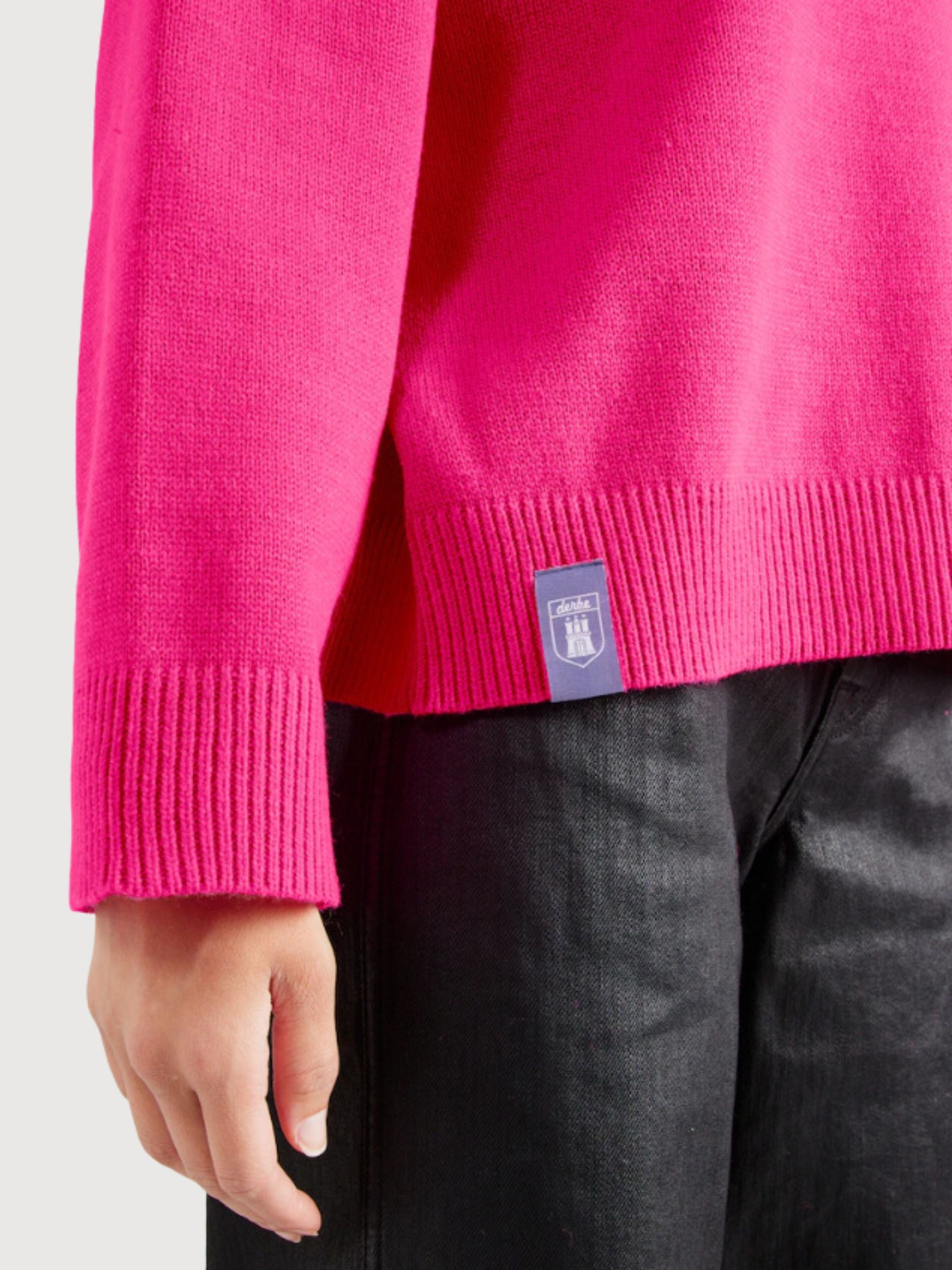 KN-Basic Pink Woman Pullover | Derbe