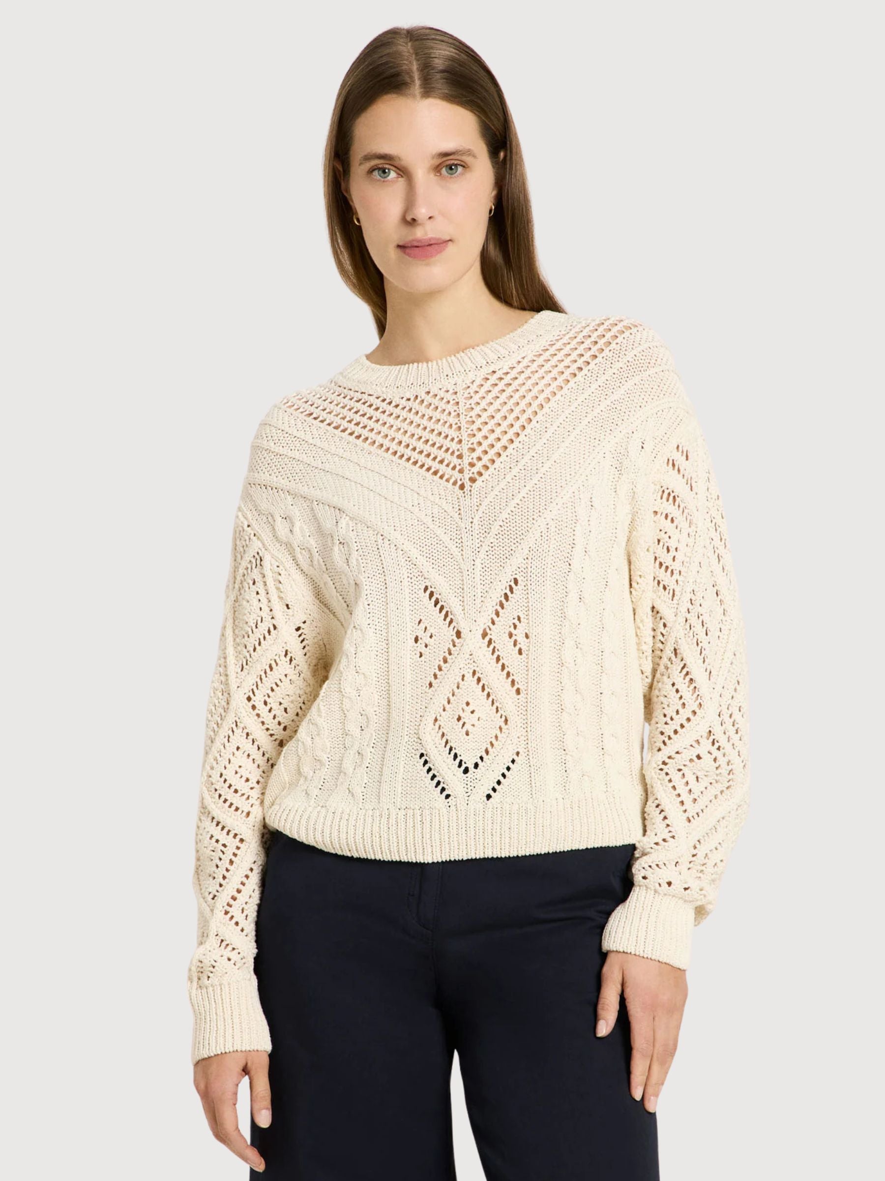 Lochstrick Pullover GOTS | Lanius