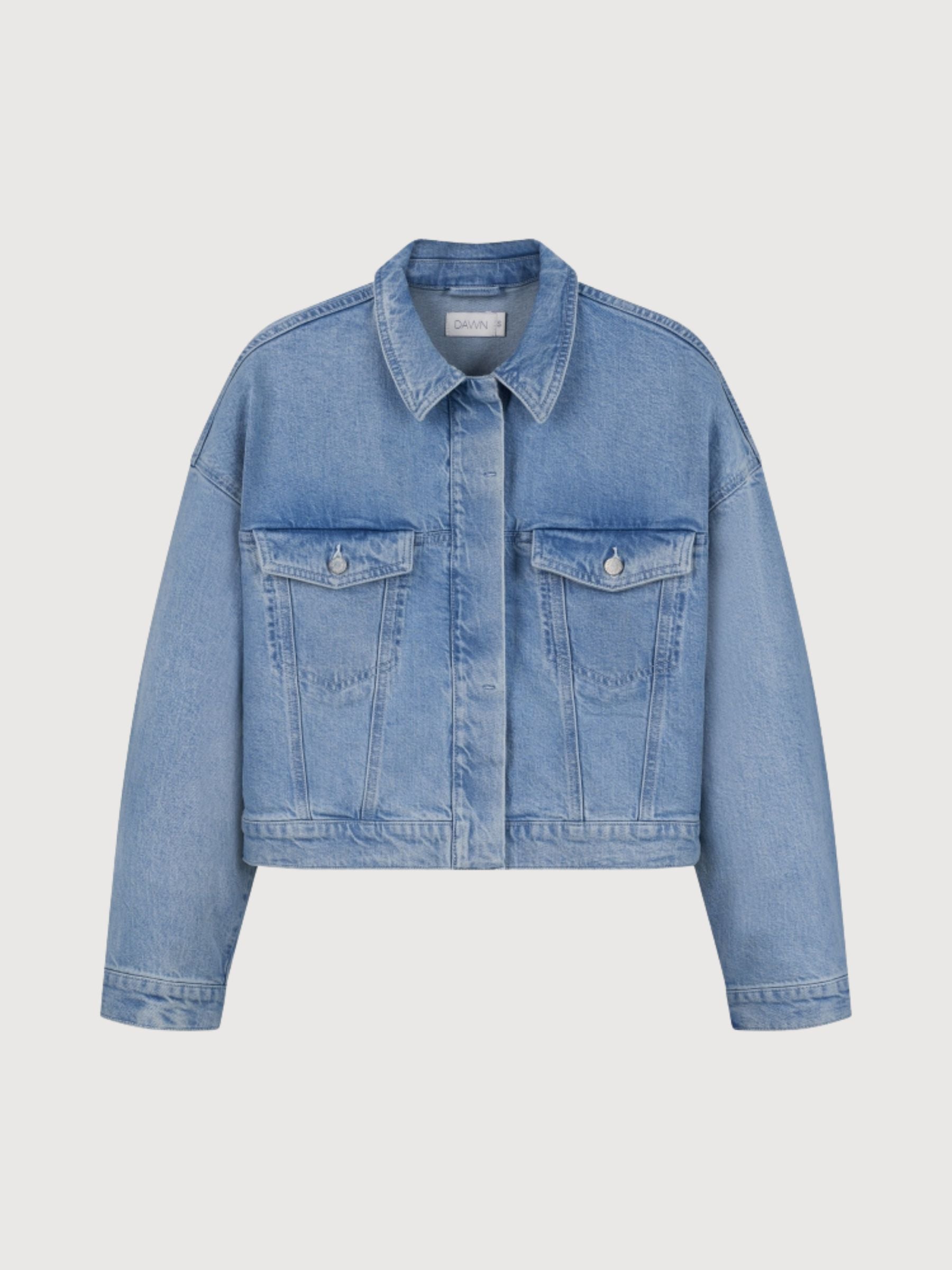 Jeansjacke Amara Hellblau Damen Bio-Baumwolle | Dawn