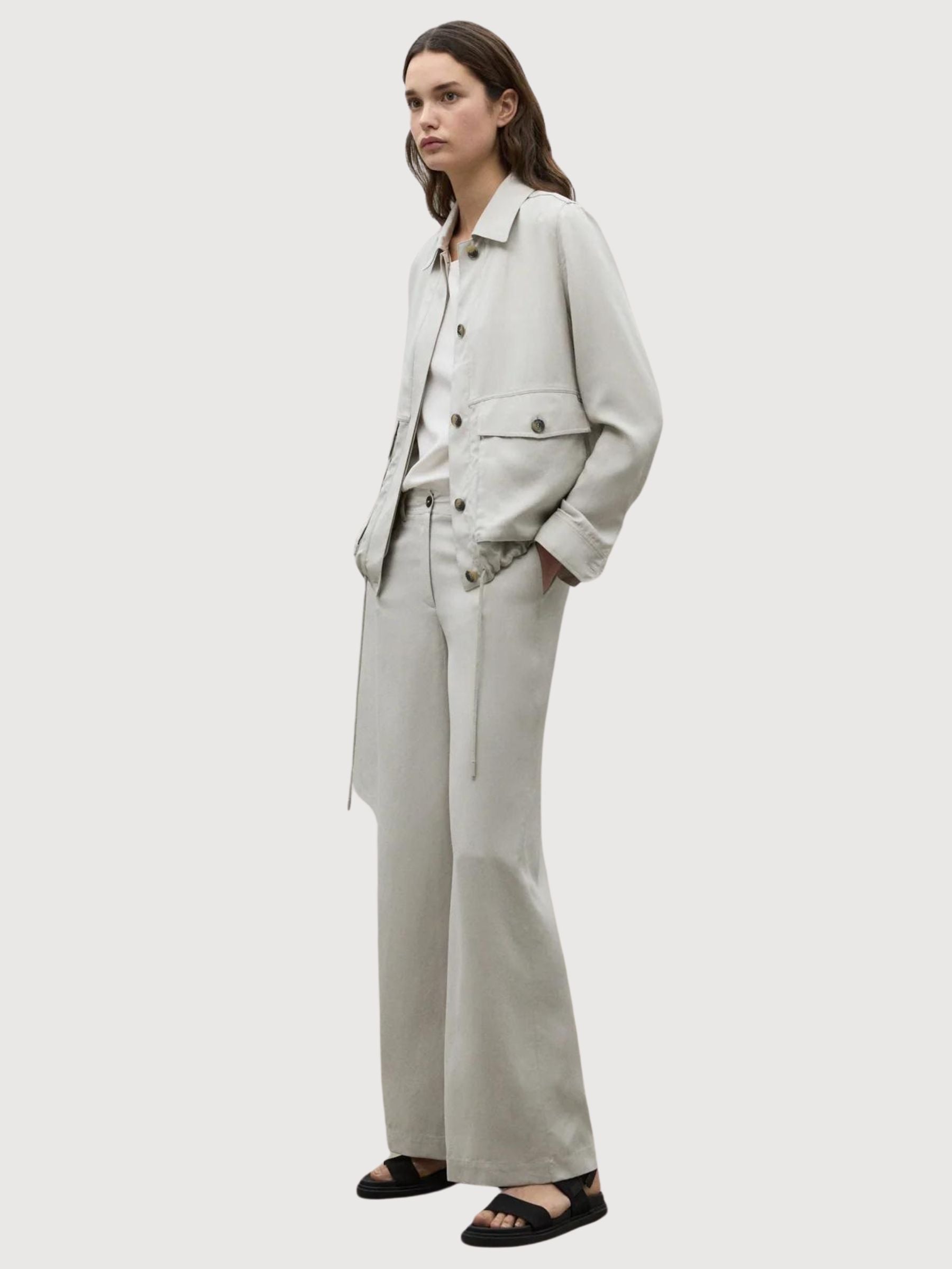 Pantaloni Sabine grigio TENCEL™ | Ecoalf