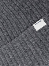 Beanie Rib Grey Melange | Knowledge Cotton Apparel
