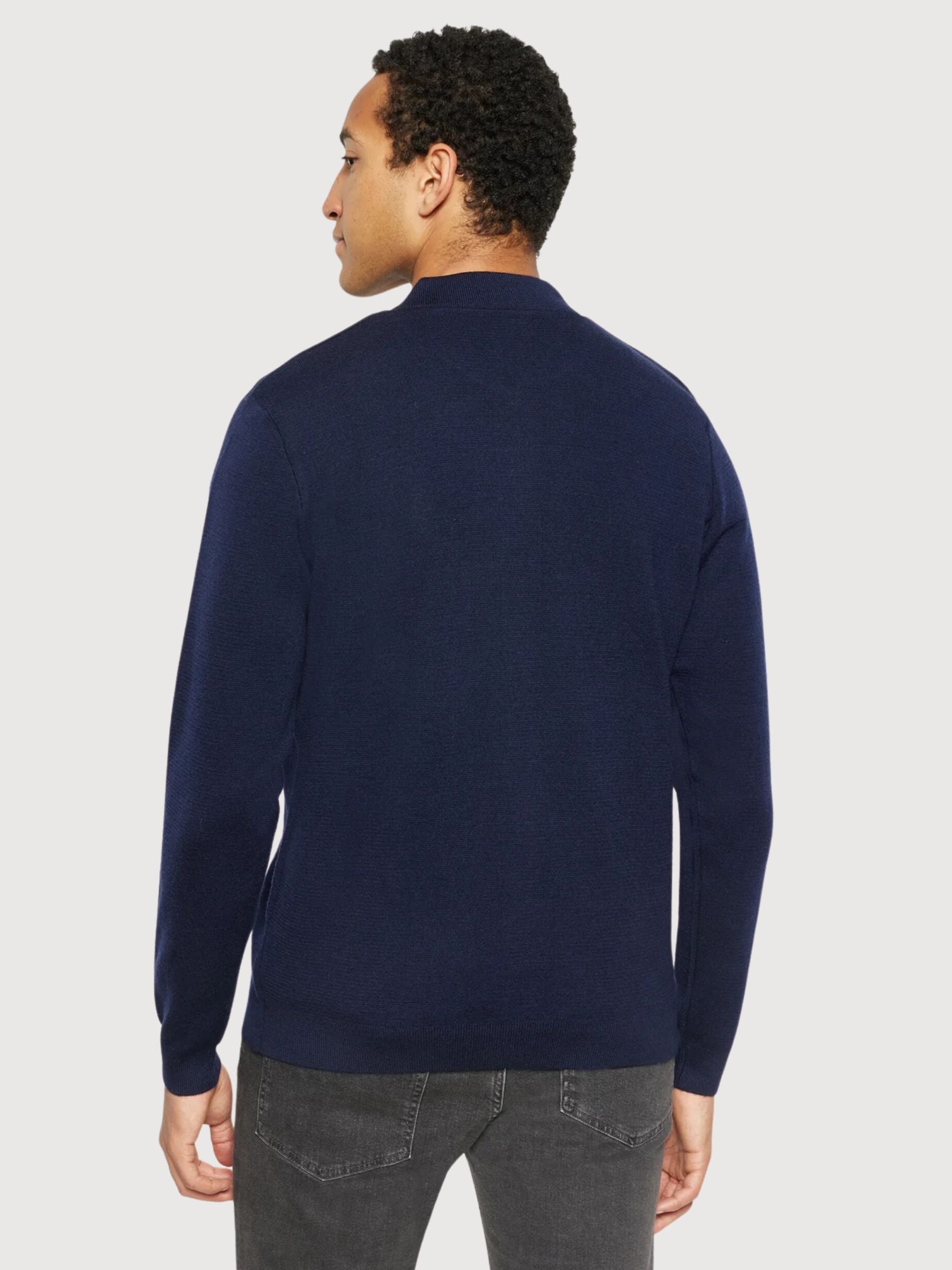 Man Cardigan in Merino Wool | Knowledge Cotton Apparel