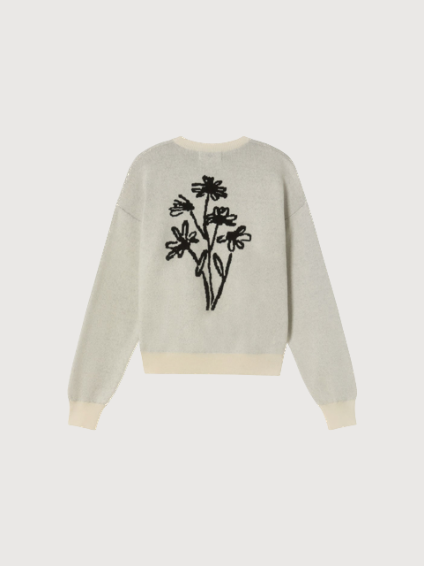 Philis Knitted Sweater Flower | THINKING MU