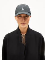 Yenaas Bold Denim Cap Grigio scuro  | Armedangels