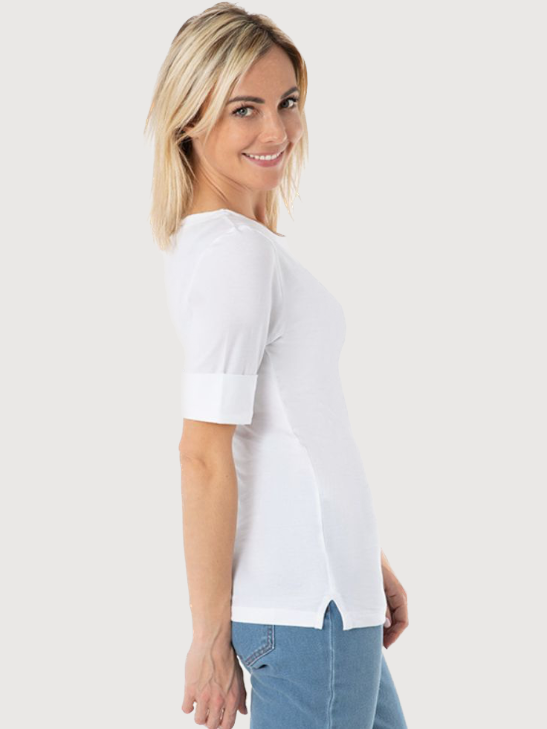 Giovanna T-Shirt Bianco | Cora Happywear