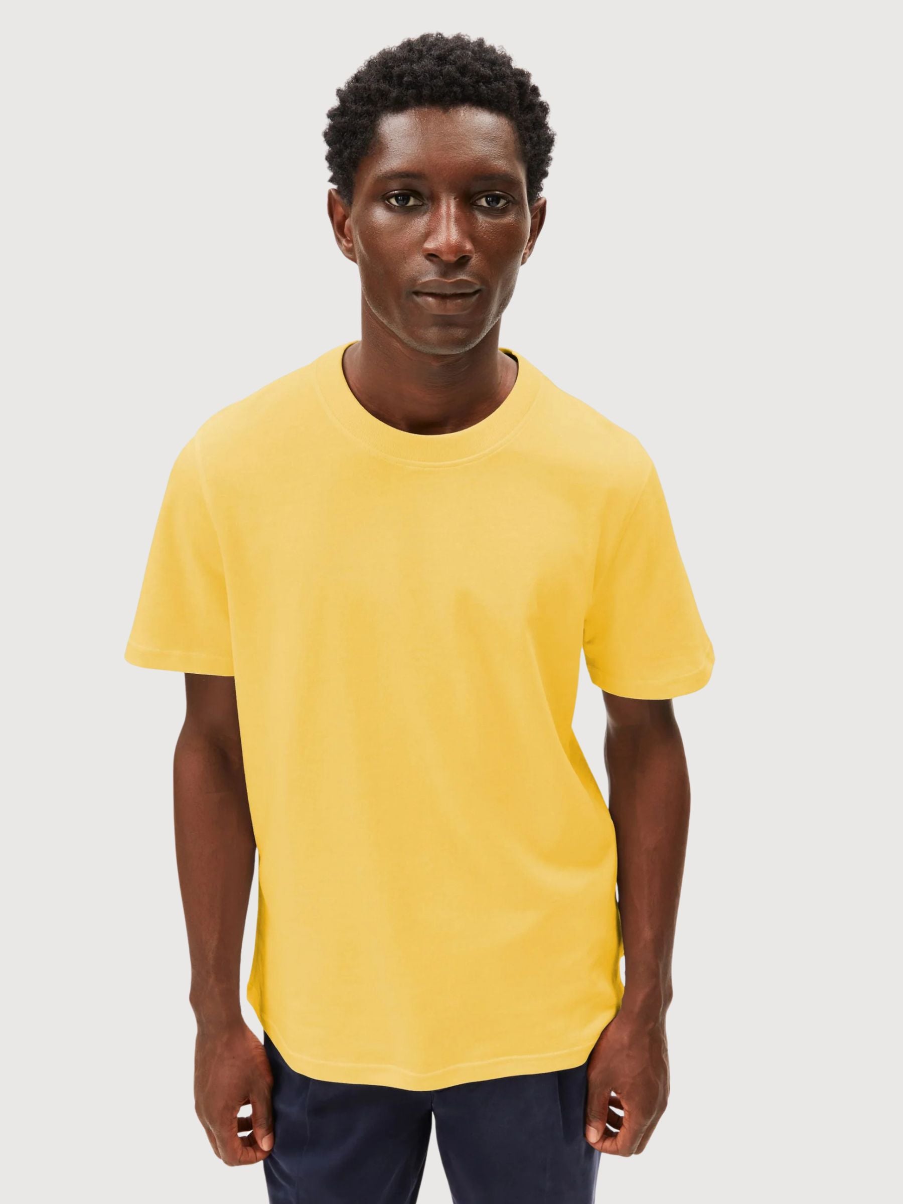 Mid Weight T-Shirt Maarkos Sunflower | Armedangels