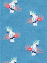 Short Socks Tropical Bird of Paradise Organic Cotton | DillySocks