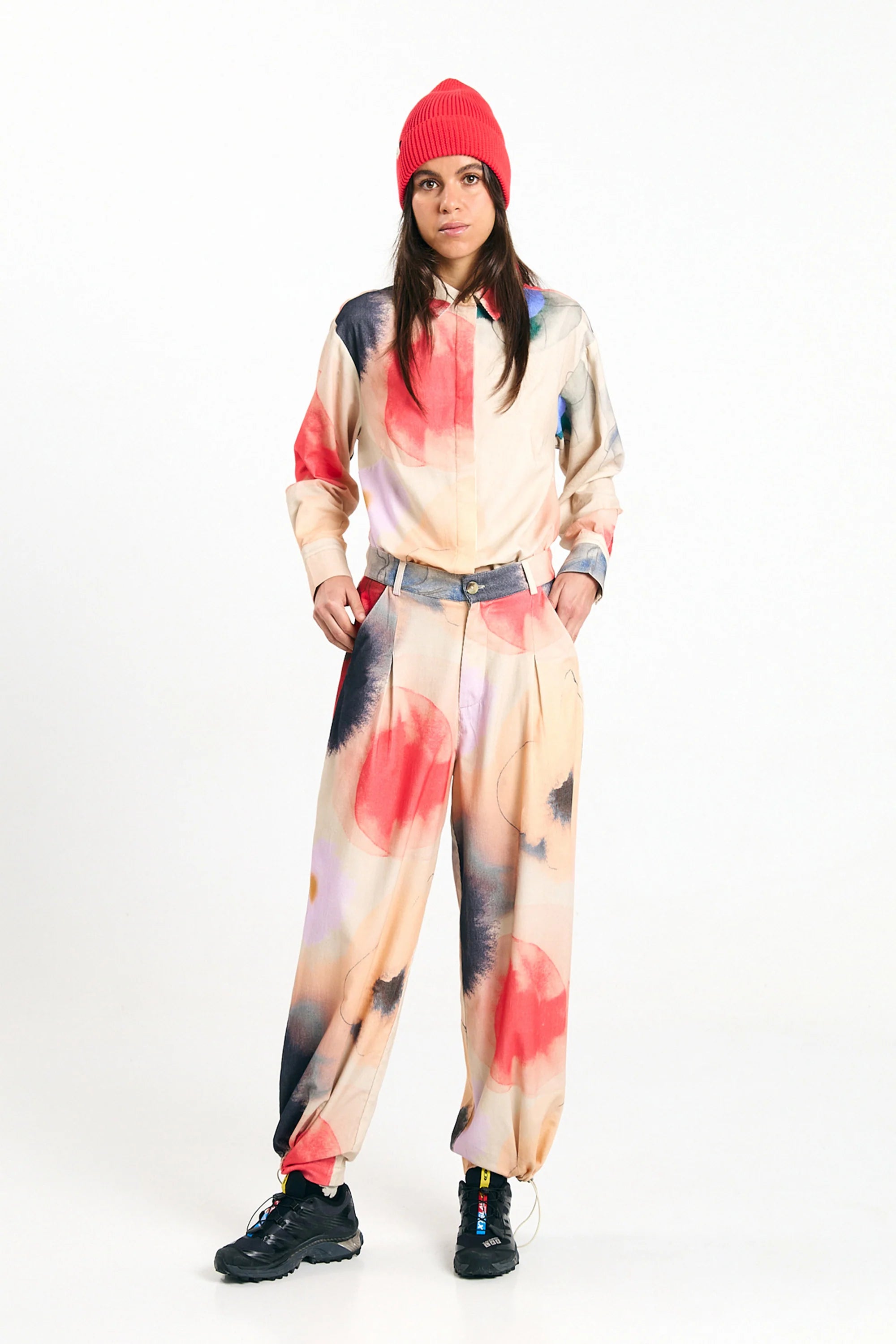 Vila Shirt Print Garden | SUITE13LAB