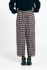 Pantaloni Avis Check Black | SUITE13LAB
