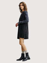 Dress Cord True Black Cotton Woman | Rotholz