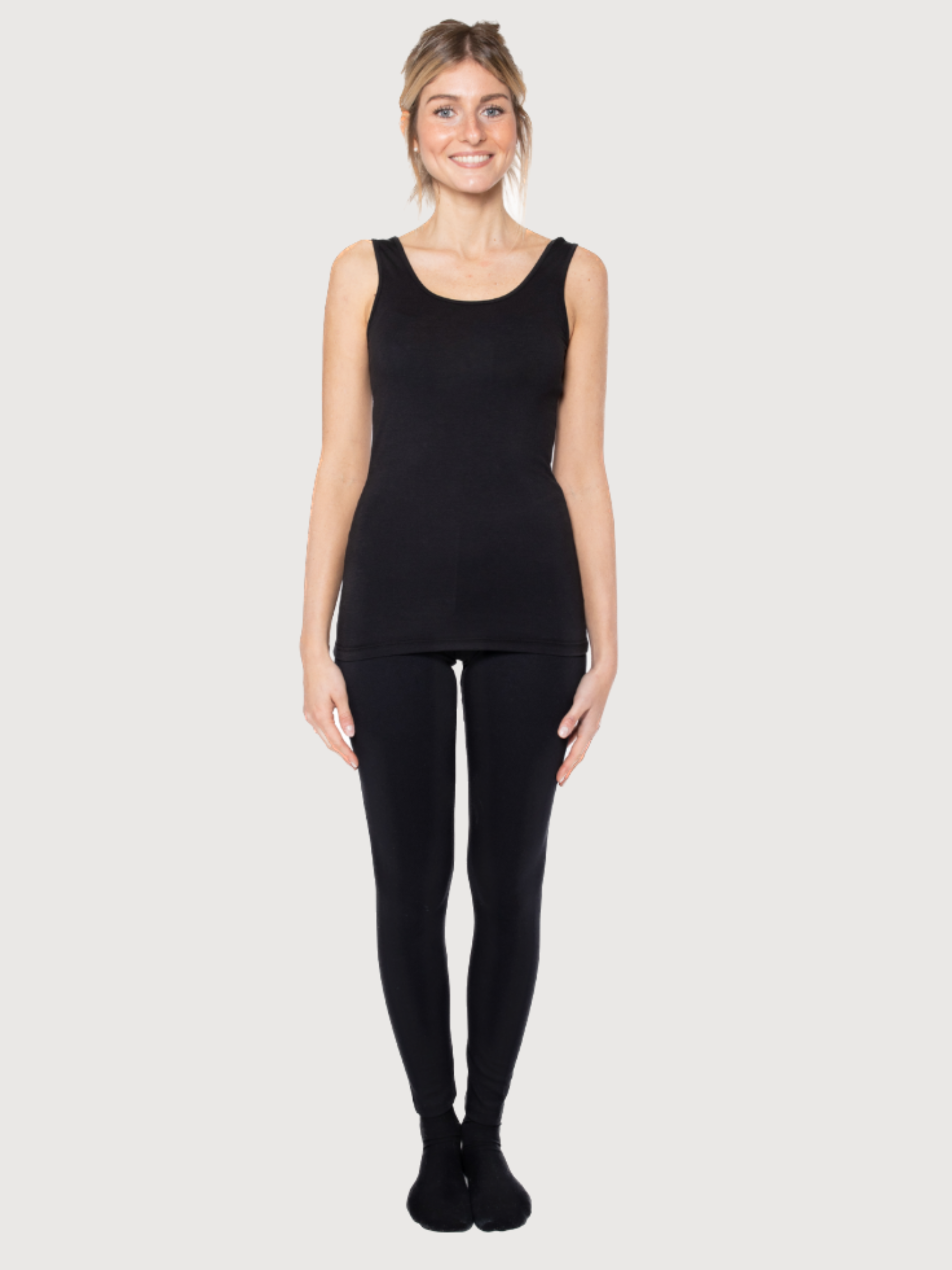 Lucilla Top Schwarz Damen Tencel | Cora Happywear