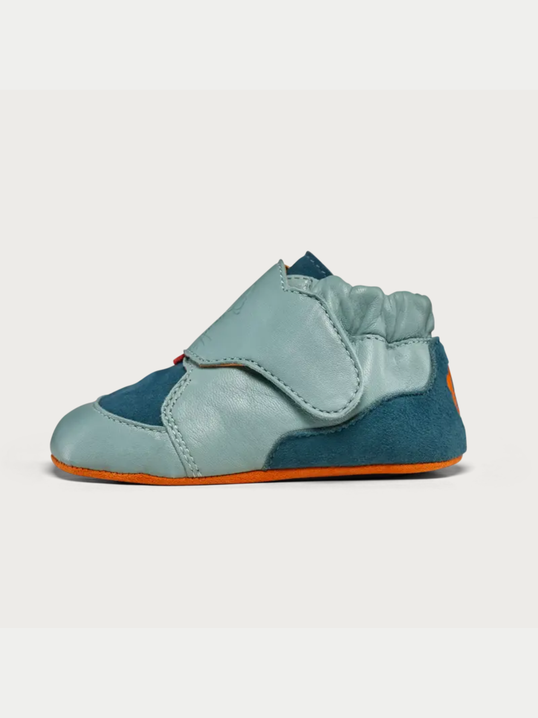 Schuhe kriechisch blau nachhaltiges Leder Kaninchen | Affenzahn