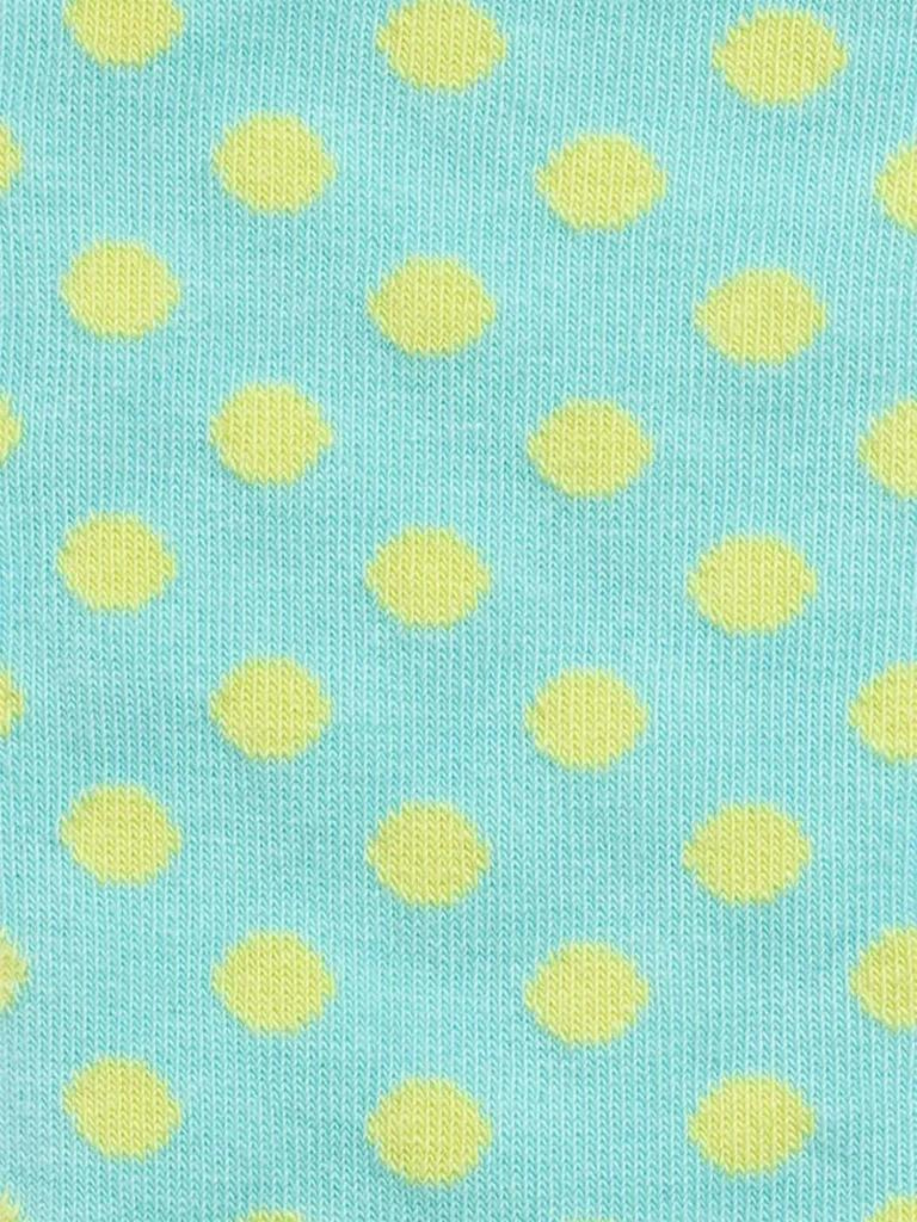 Short Socks Yellow Dots Organic cotton | DillySocks