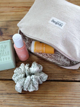 Beauty Case Leon Jute In Organic Cotton | Hindbag