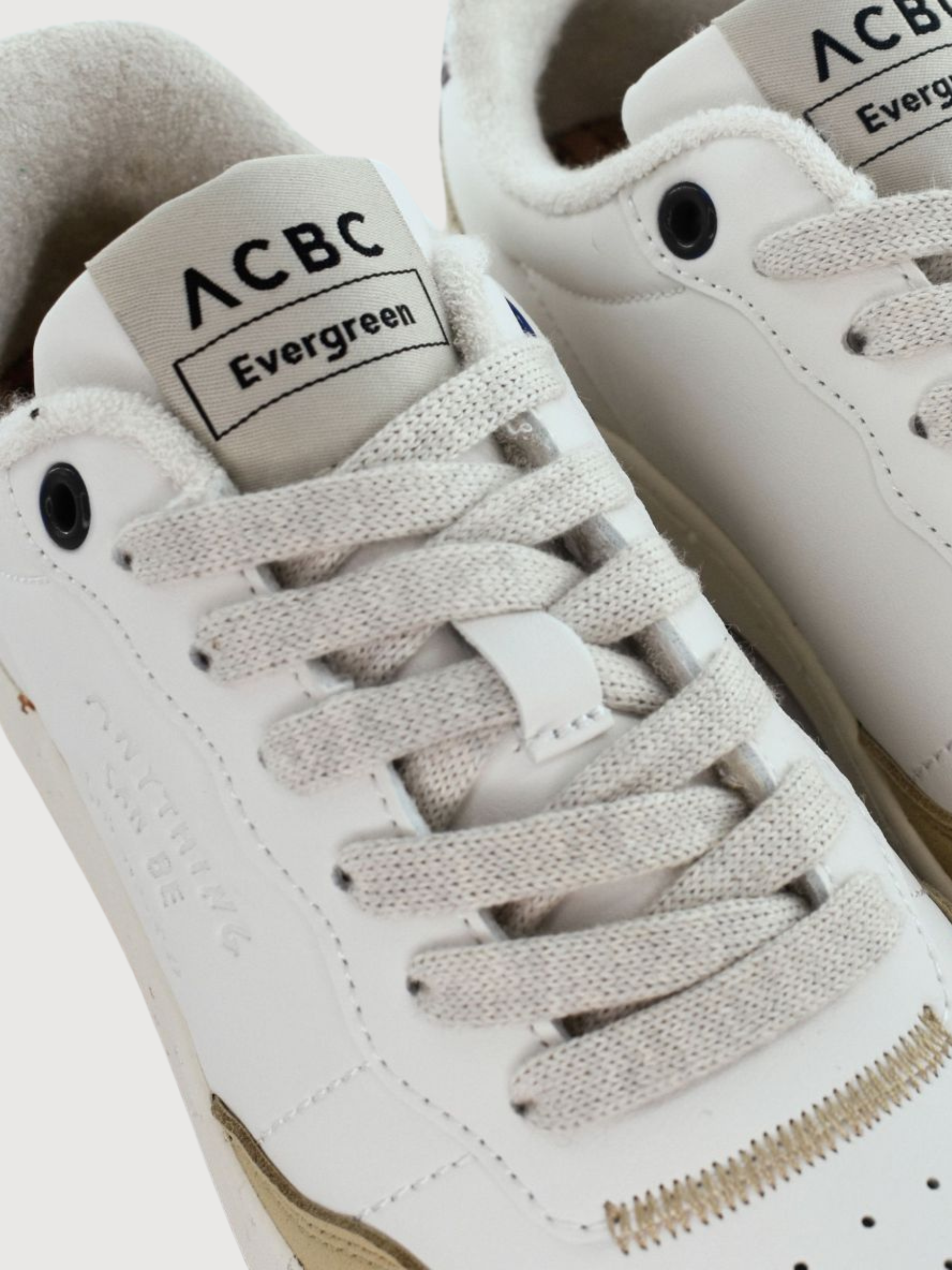 Sneaker Evergreen White/Cream | ACBC