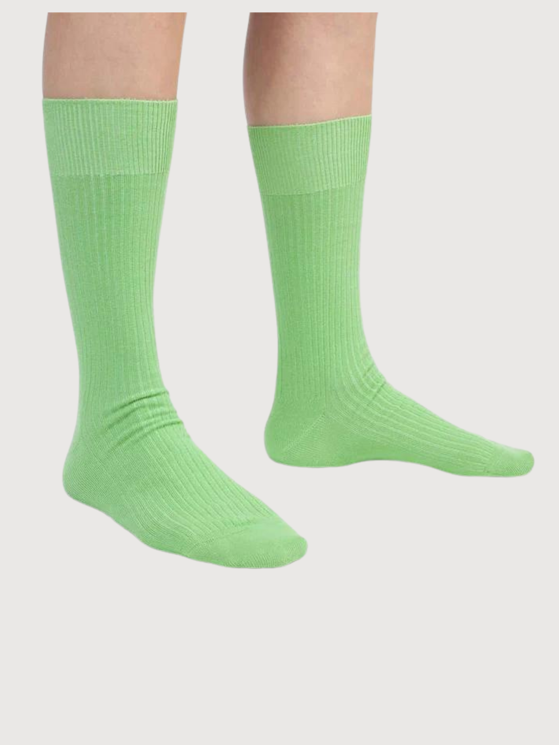 Zerrissene Socken blassgrüne Bio -Baumwolle | DillySocks