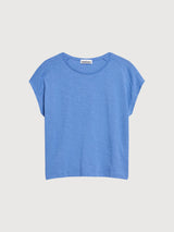 T-shirt Oneliaa blu in Cotone organico | Armedangels