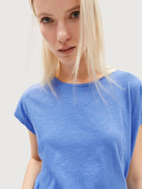 T-shirt Oneliaa blau aus Bio-Baumwolle | Armedangels