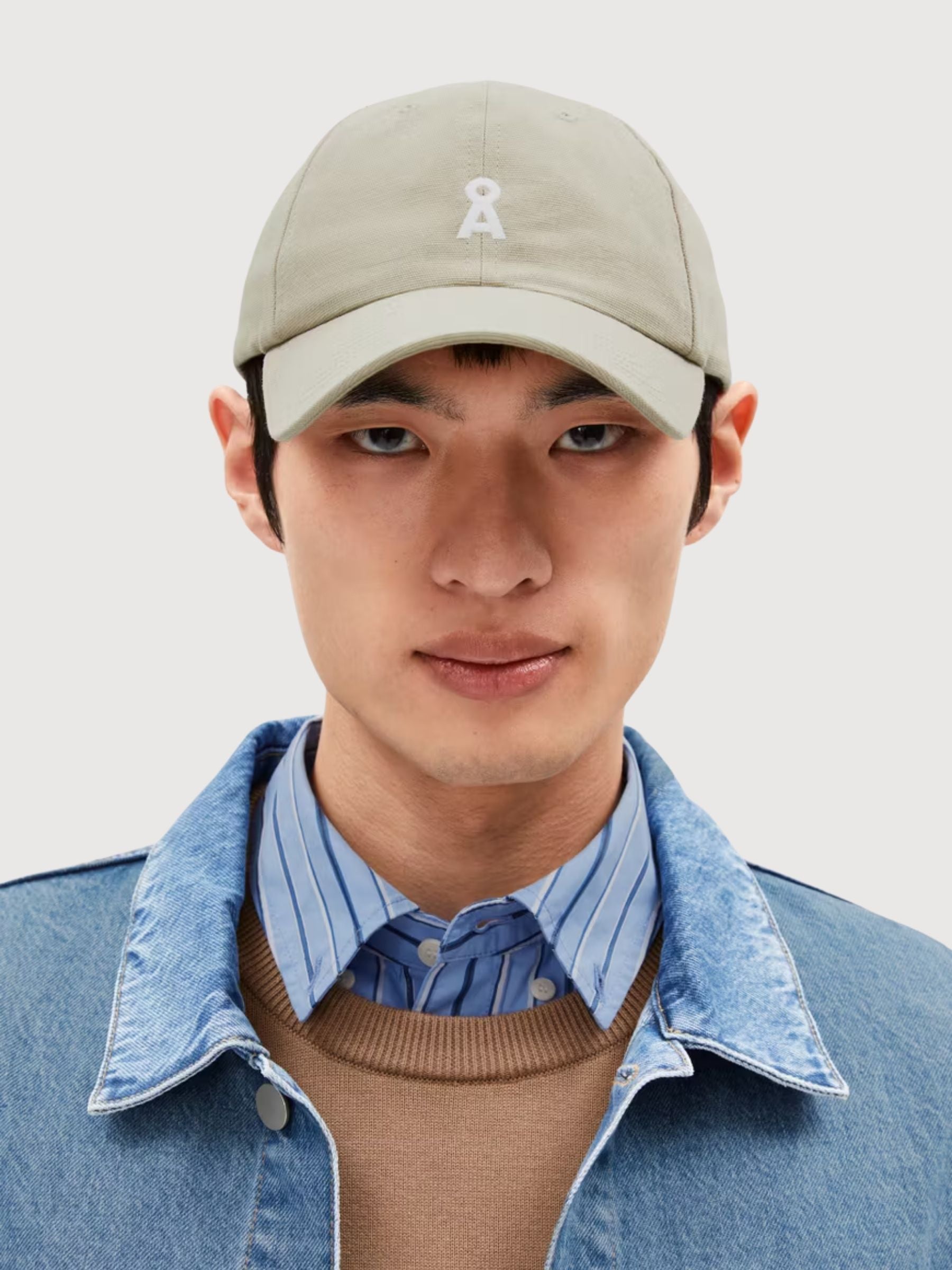 Cappello con visiera Yenaas Bold Light Sage | Armedangels