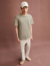 T-Shirt Maarkos Light Green Man | Armedangels