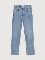 Lejaani High Taille Jeans Blue Basis in Cotone -Orgel | Armedangels