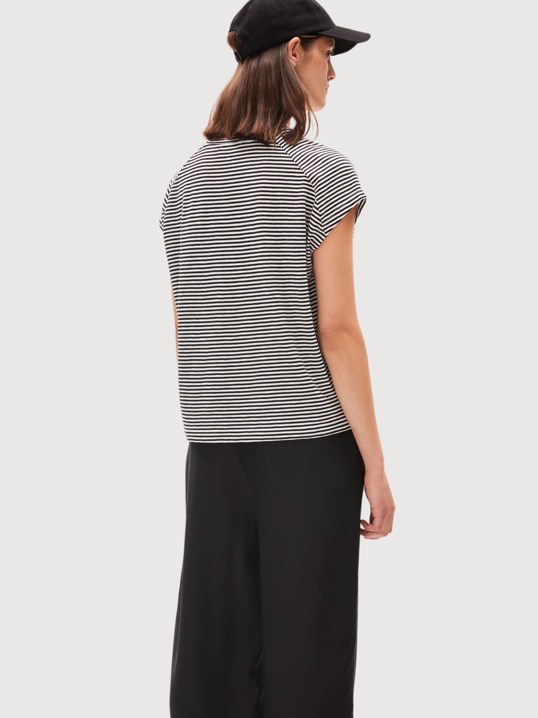 T-shirt Oneliaa Lovely Stripes in Cotone organico | Armedangels